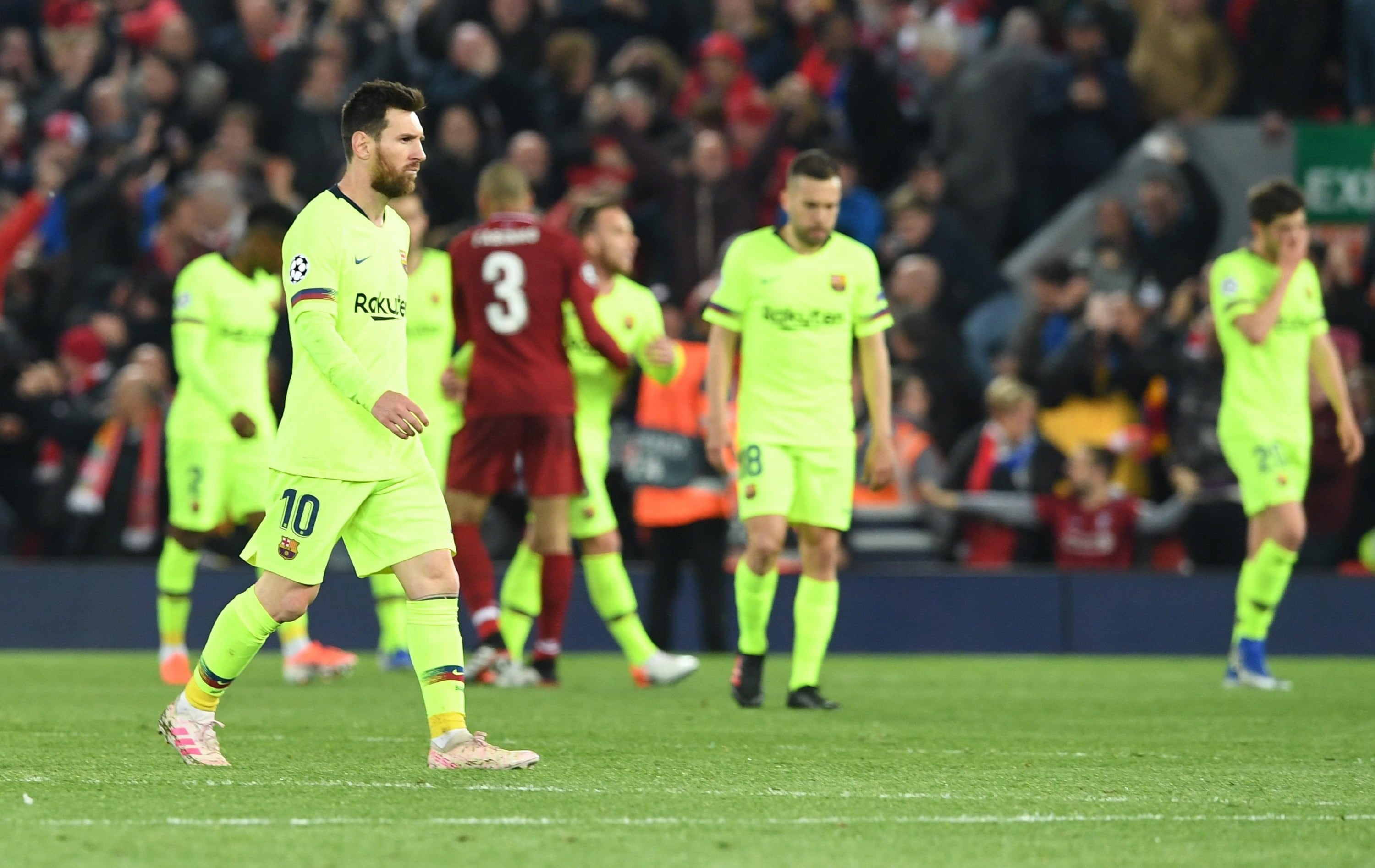 Lionel Messi y Barcelona fueron eliminado de la Champiosn League tras increíble remontada de Liverpool