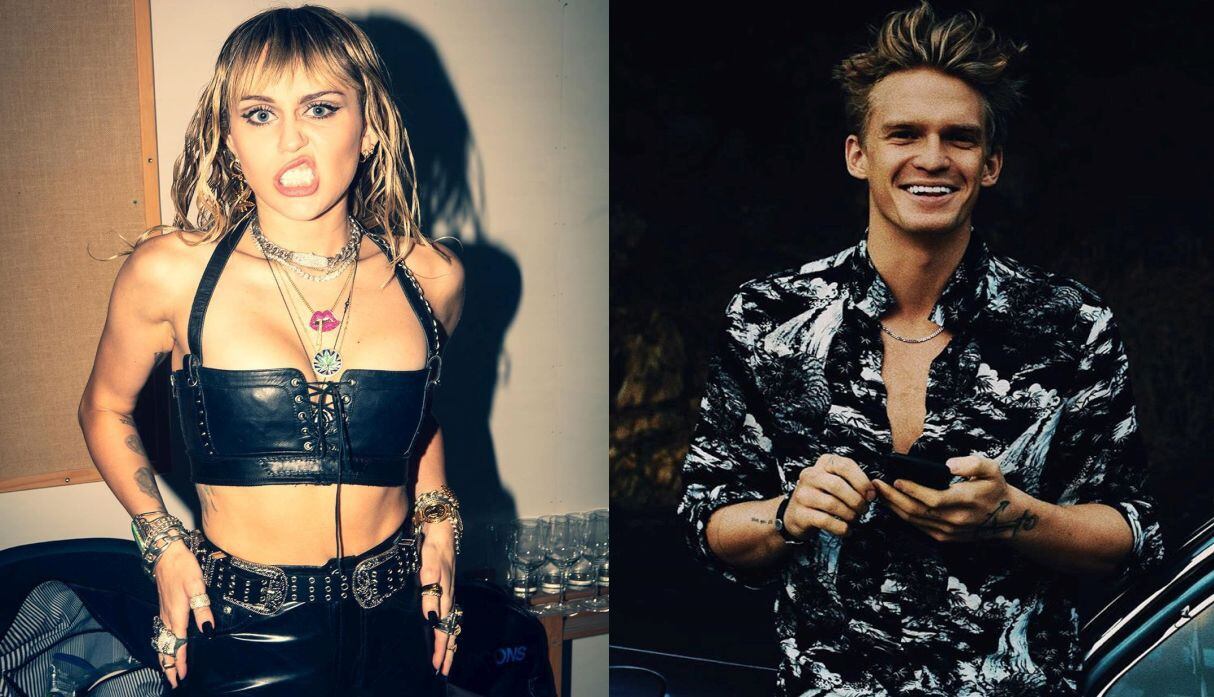 Miley Cyrus fue captada besando a Cody Simpson en un restaurante de Los Ángeles. (Foto: Instagram)