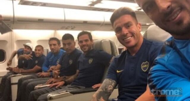 Así fue el vuelo de Boca Juniors rumbo a Madrid.