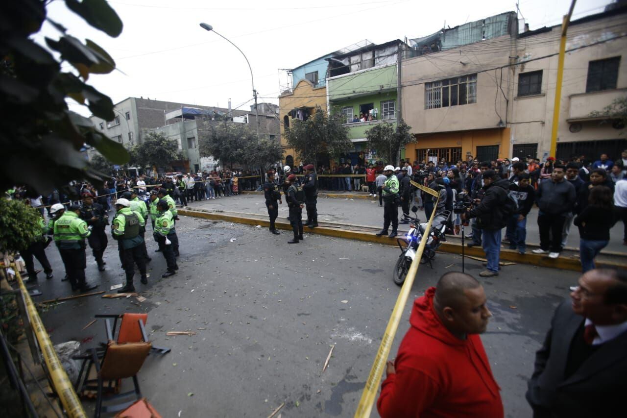 Explosión en picantería en La Victoria. Fotos: Renzo Salazar