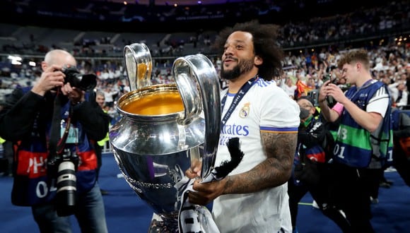 Marcelo ganó su quinta Champions League con el Real Madrid. (Foto: Reuters)