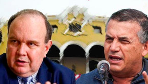 Daniel Urresti y Rafael López Aliaga lideran intención de voto para la alcaldía de Lima. (Foto: Composición GEC)