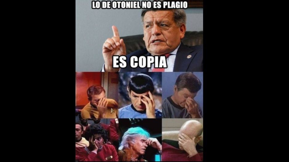 Después que César Acuña dijera que “no es plagio, sino copia” el libro de Otoniel Alvarado, los memes comenzaron a salir. (Foto: Twitter)