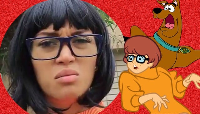 Angie Arizaga no pudo con la fiebre del 'Scooby Doo Pa Pa'. (Composición: Trome.pe / Fotos: Captura)