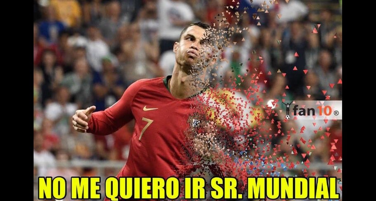 Memes de Cristiano Ronaldo y Portugal eliminado del Mundial.