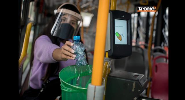 Iniciativa Recilabus, de la alianza Coca-Cola Perú y la ONG Recicla,pe!, busca recolectar 8 toneladas de botellas de plástico PET en buses.  (Trome)