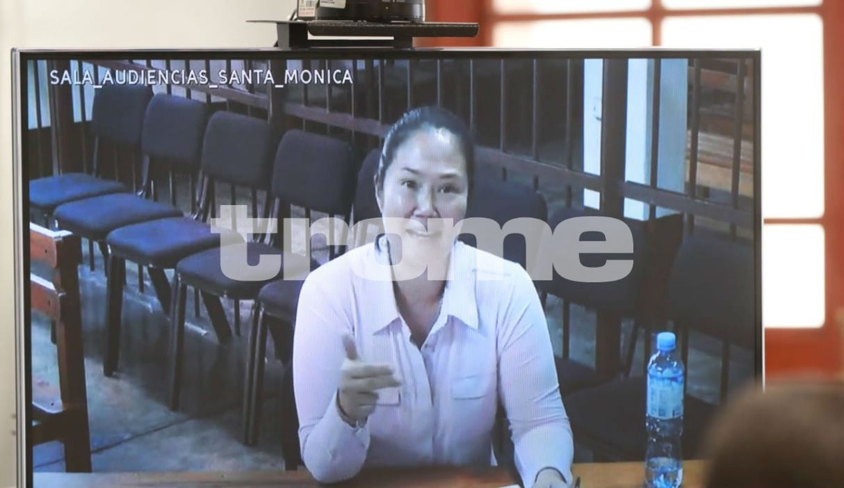 Keiko Fujimori en su audiencia de apelación por sentencia de prisión preventiva. Foto: Lino Chipana