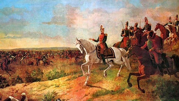 El enfrentamiento se libró el 6 de agosto de 1824 durante la guerra de emancipación contra la monarquía española.