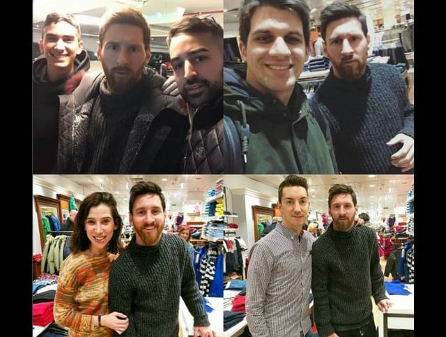 Lionel Messi salió de compras y fue la sensación en centro comercial