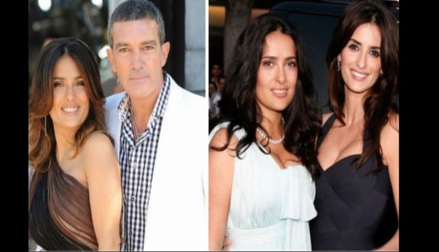 Antonio Banderas y Penélope Cruz aplaudieron la valentía de Salma Hayek por denunciar el acoso del productor Harvey Weinstein.