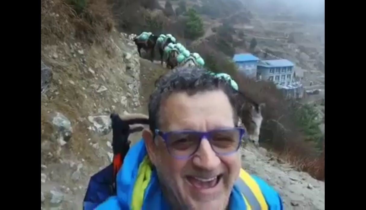 Sergio Galliani en el Everest