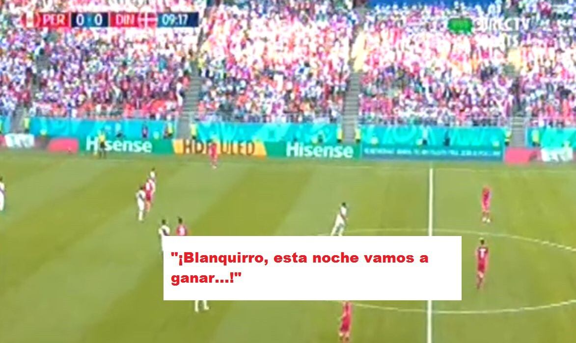 Perú vs Dinamarca: Sonoro aliento y cánticos en estadio mundialista irrumpieron transmisión de TV ¡Conmueve!