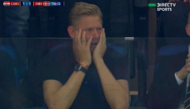 Croacia vs Dinamarca: Reacción del padre de Modric