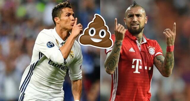 Arturo Vidal ofendió a Cristiano Ronaldo a través de las redes sociales