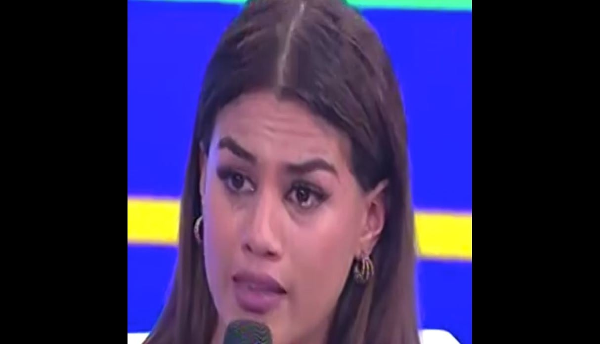 Camila Canicoba llora en TV