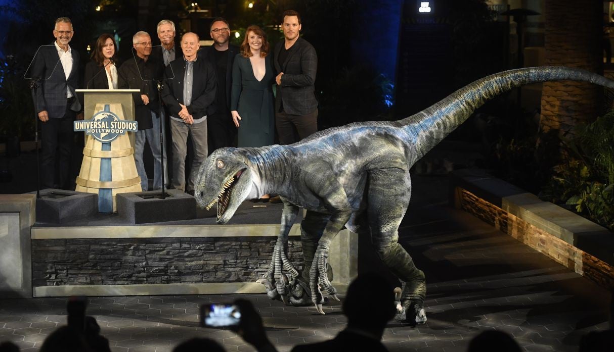 ¡Jurassic World es real! Los dinosaurios cobran vida en la nueva atracción de Universal Studios. (Foto: AFP)