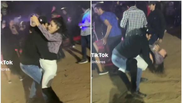 Jóvenes bailaron de manera brusca en fiesta y se hicieron populares. (Foto: @kokinflores / TikTok)