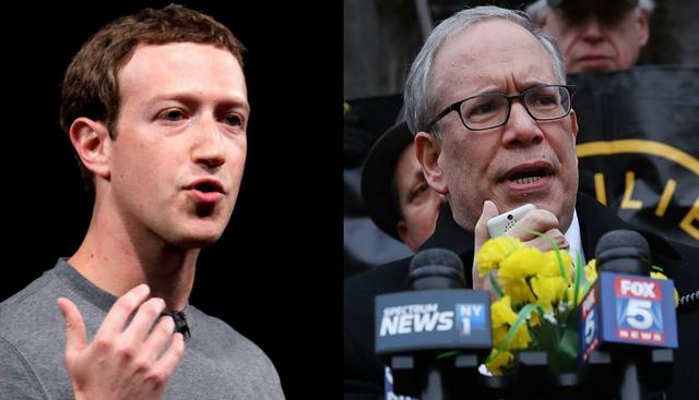 El accionista de Facebook, Scott Stringer, cree que Mark Zuckerberg debe renunciar a la presidencia de Facebook. Fotos: Agencias