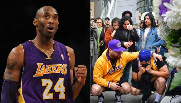 El Staples Center se llena de aficionados para despedir a Kobe Bryant tras su muerte. (Foto: AFP)