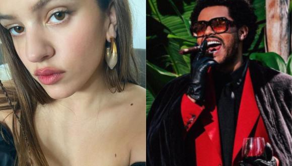 Rosalía podría actuar con The Weeknd en la Super Bowl 2021. (Foto: @rosalia.vt/@theweeknd)