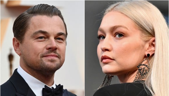 Leonardo DiCaprio y Giga Hadid estuvieron juntos en fiesta previa a los Oscar. (Foto: AFP)