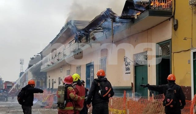 Trujillo: Incendio consumió casona ubicada cerca al Centro Histórico