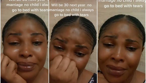 Se lamenta y llora desconsoladamente por estar soltera y sin hijos a los 30 años: "me duermo con lágrimas". (Foto: @asanewa)