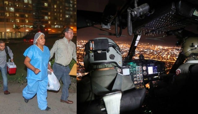 El corazón fue trasladado a Lima por personal médico en vuelo comercial. Fotos: Andina