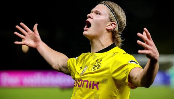 Erling Haaland tiene contrato con Borussia Dortmund hasta junio del 2024. (Foto: Agencias)