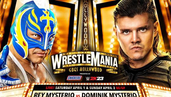 Rey Mysterio decidió aceptar el desafío de su hijo Dominik y se medirán en WrestleMania. (WWE)