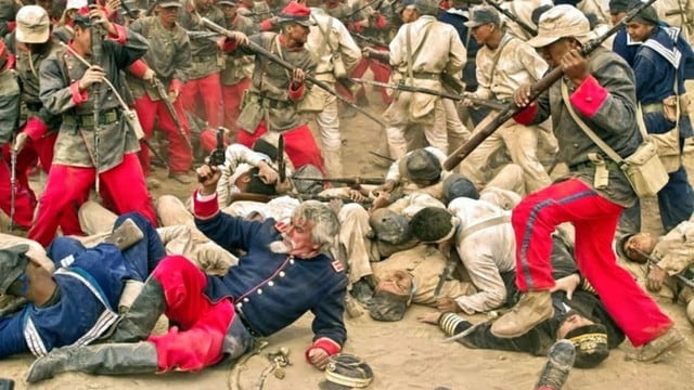 La Batalla de Arica, ocurrida el 7 de junio de 1880.