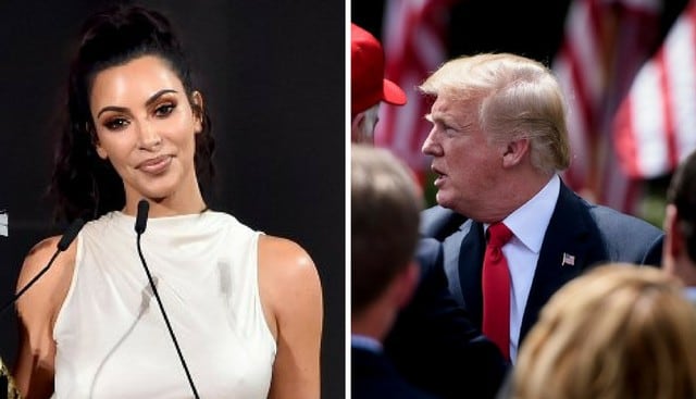Kim Kardashian logra el indulto para Alice Marie Johnson tras la reunión con Donald Trump. (Fotos: AFP)