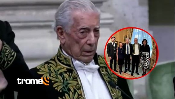 Mario Vargas Llosa y Patricia Llosa aparecen juntos en ceremonia de la Academia Francesa
