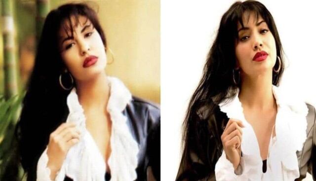 El sorprendente parecido de Maya Zapta con Selena Quintanilla. (Fotos: Instagram)