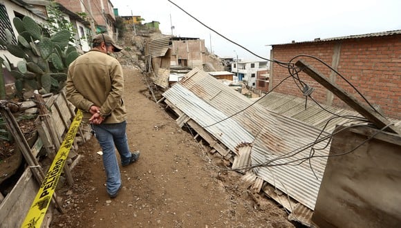 El martes se registró un sismo de magnitud 6, cuyo epicentro fue en Mala (Cañete). En Lima, algunos distritos como Villa María del Triunfo (VMT) sintieron los estragos del movimiento telúrico. (Foto: Alessandro Currarino/ El Comercio)