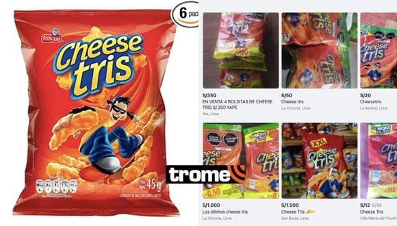 Cheese tris: usuarios venden paquetes hasta en más de 1,000 soles tras prohibirse su venta