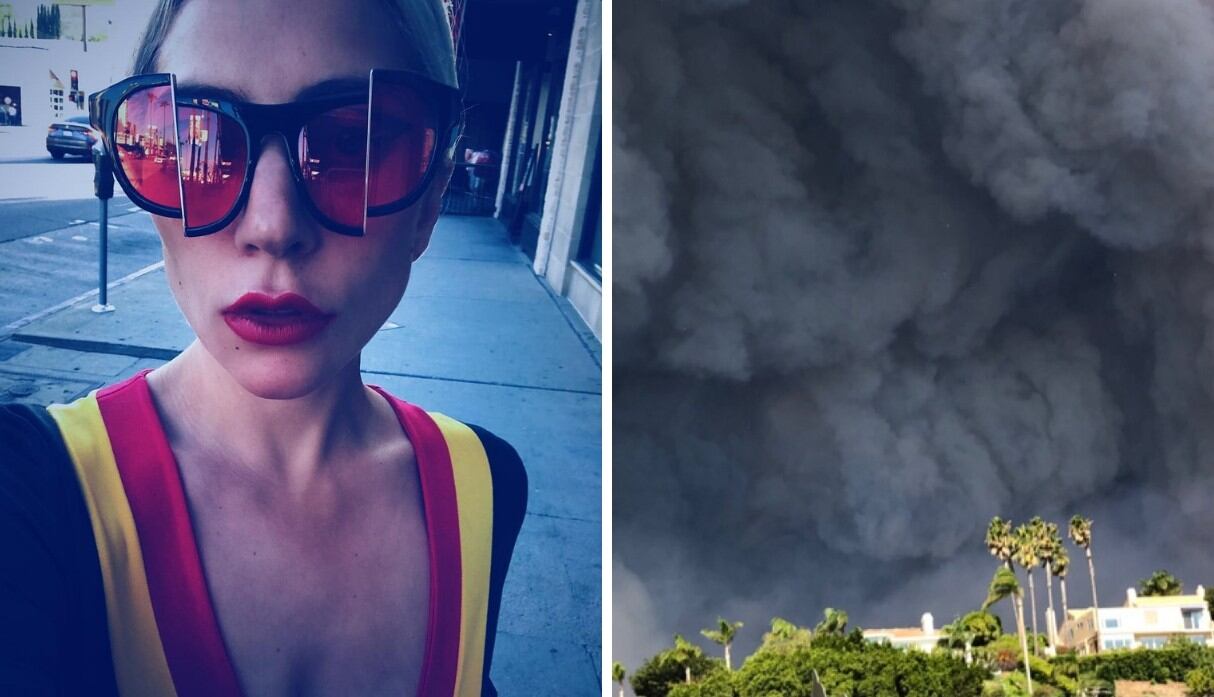 Lady Gaga agradeció la labor de los bomberos: “Ustedes son verdaderos héroes” (Foto: Instagram)