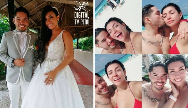 Diana Sánchez y Harold Cortez ahora son marido y mujer. (Captura, Digital TV Perú, Divas en Digital)