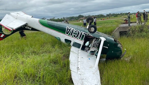 Los peritos vienen investigando las causas del accidente para determinar si la aeronave tuvo algún desperfecto mecánico (Foto: PNP)