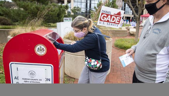 En Fairfax, Virginia, ya se está realizando la votación de manera anticipada. Un gran porcentaje de la población también ha emitido su voto por correo postal. (EFE)