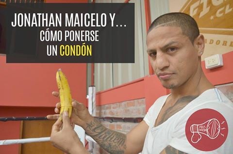 Jonathan Maicelo se unió a una campaña de la página de Facebook "Mala Conocida", donde promueven la educación sexual.