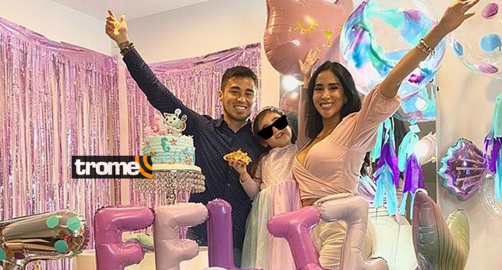 Rodrigo Cuba y Melissa Paredes se reunieron por el cumpleaños de su hija.