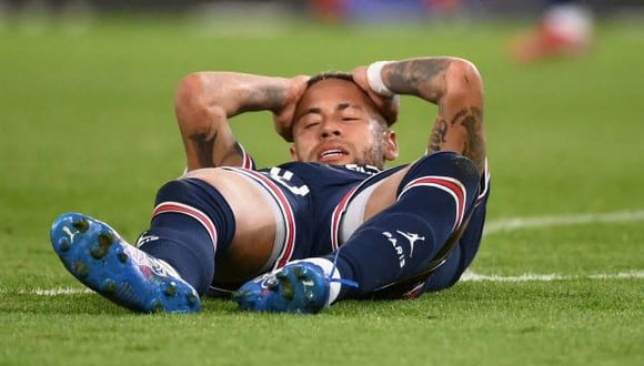 Neymar se perderá el partido de Champions League con PSG. (Foto: AFP)