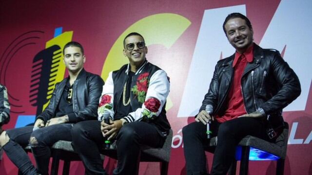 Daddy Yankee, J Balvin y Maluma enloquecen a fanáticos en conferencia sobre reggaetón