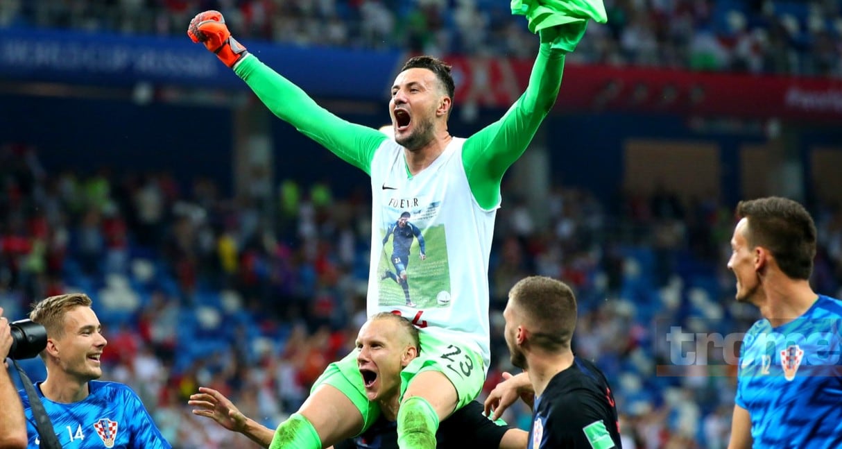 Danijel Subasic se convirtió en el héroe de la selección de Croacia que pasó cuartos de final