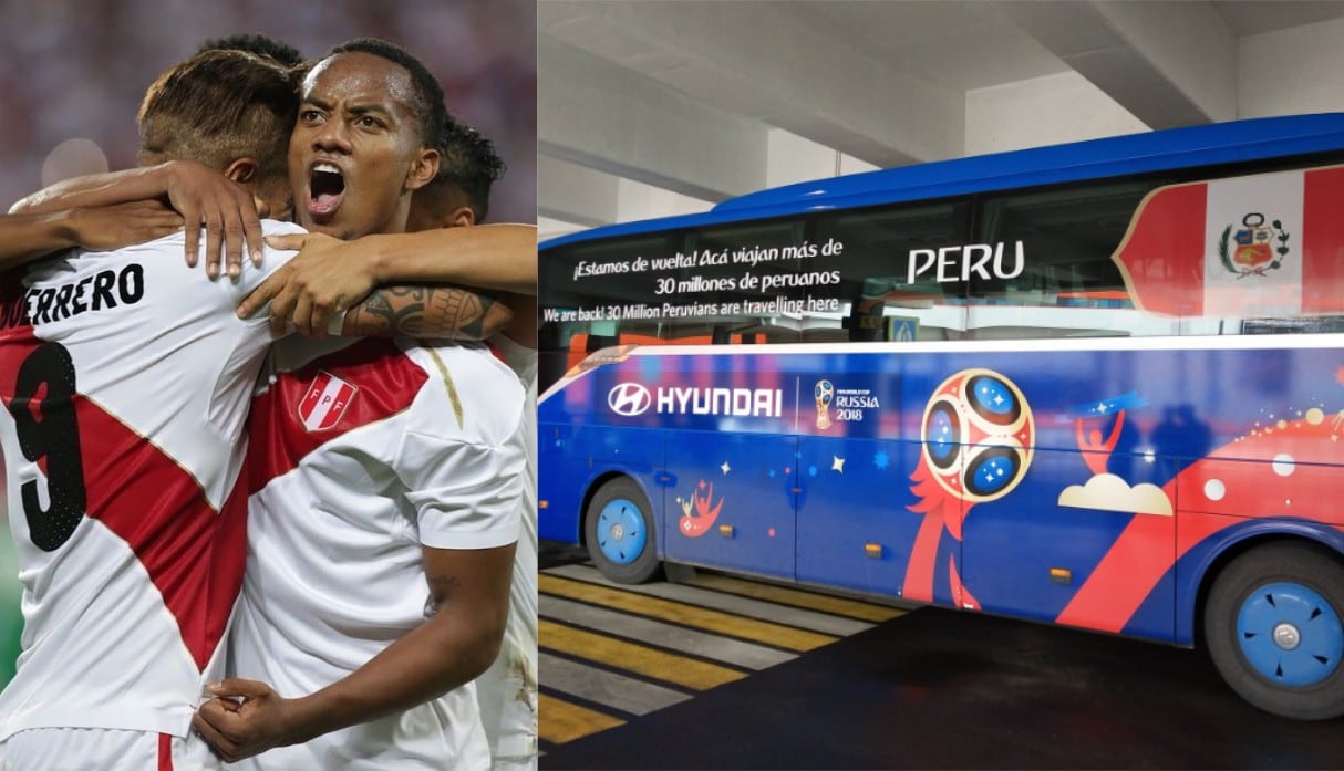 Bus de la selección peruana.