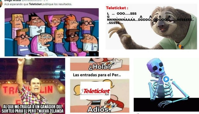 Perú vs Nueza Zelanda: Memes se burlan del sorteo de las entradas de Teleticket