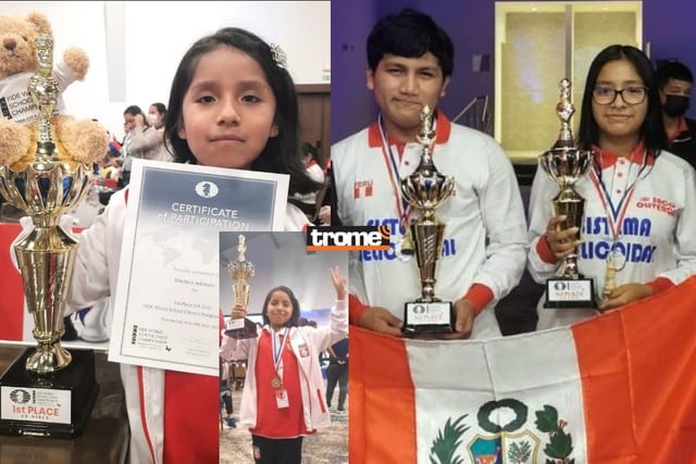 Escolares peruanos lograron campeonar en tres categorías del Mundial Escolar de Ajedrez realizado en Panamá. Delegación peruana también obtuvo varias medallas de plata y bronce. (I. Medina / Compos. Trome)