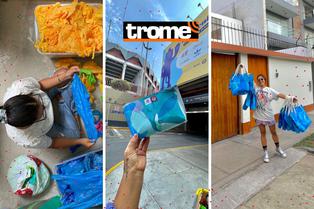 Fussion: Paula Tamayo hace hermosos accesorios con bolsas de plástico y evita que contaminen el mar 