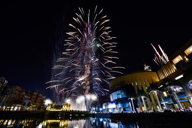 Año Nuevo: Dubái celebró llegada del 2017